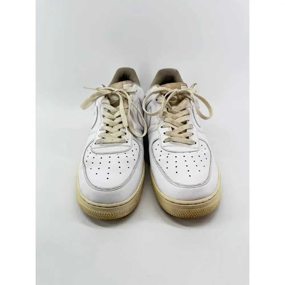 Nike Air Force 1 07 Low Triple White Mens Size 13 315122-111 Pre-Owned